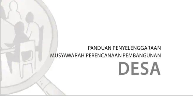 Panduan Penyelenggaraan Musyawarah Perencanaan Pembangunan DESA